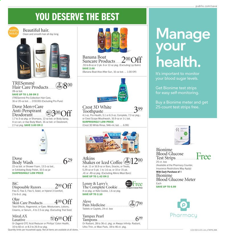 Publix ad - 03/11/2021 - 03/17/2021. Page 13