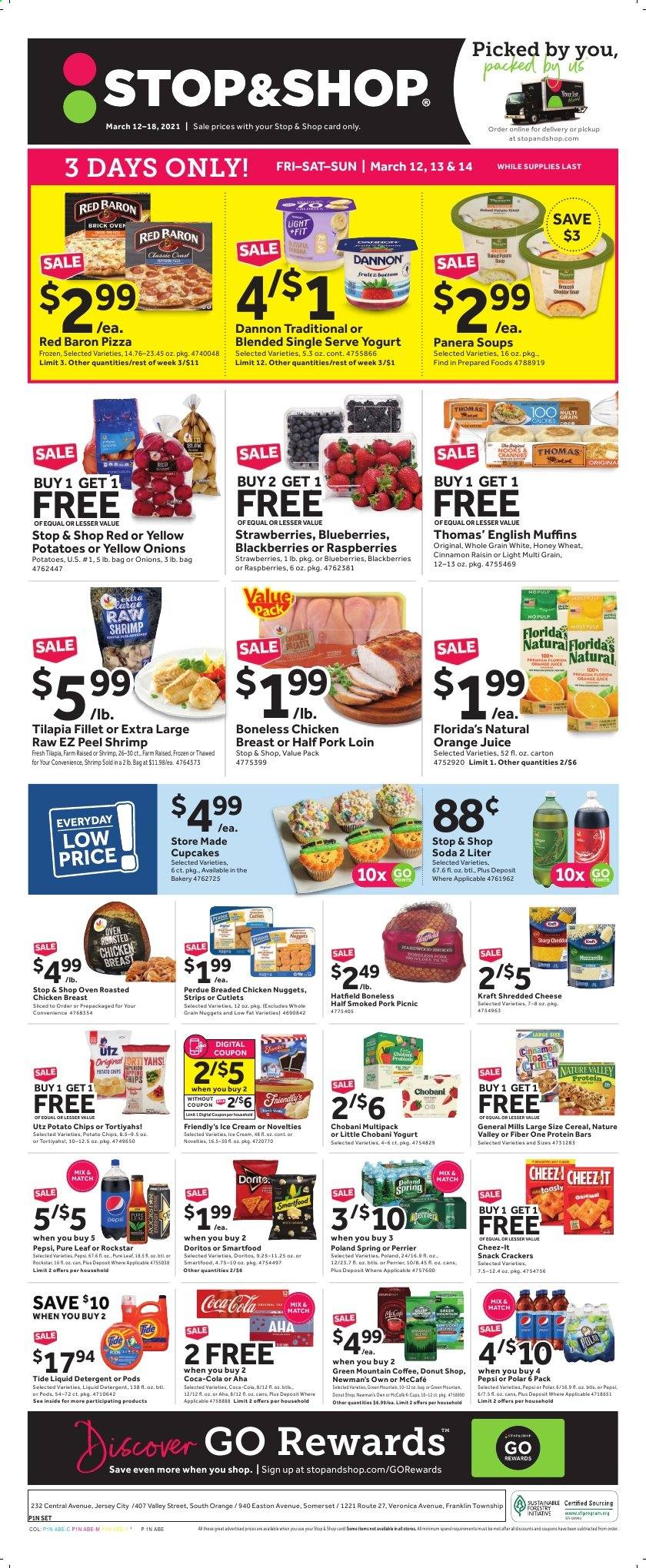 Stop & Shop ad - 03/12/2021 - 03/18/2021. Page 1