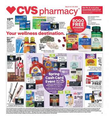 CVS Pharmacy Flyer - 03.14.2021 - 03.20.2021.