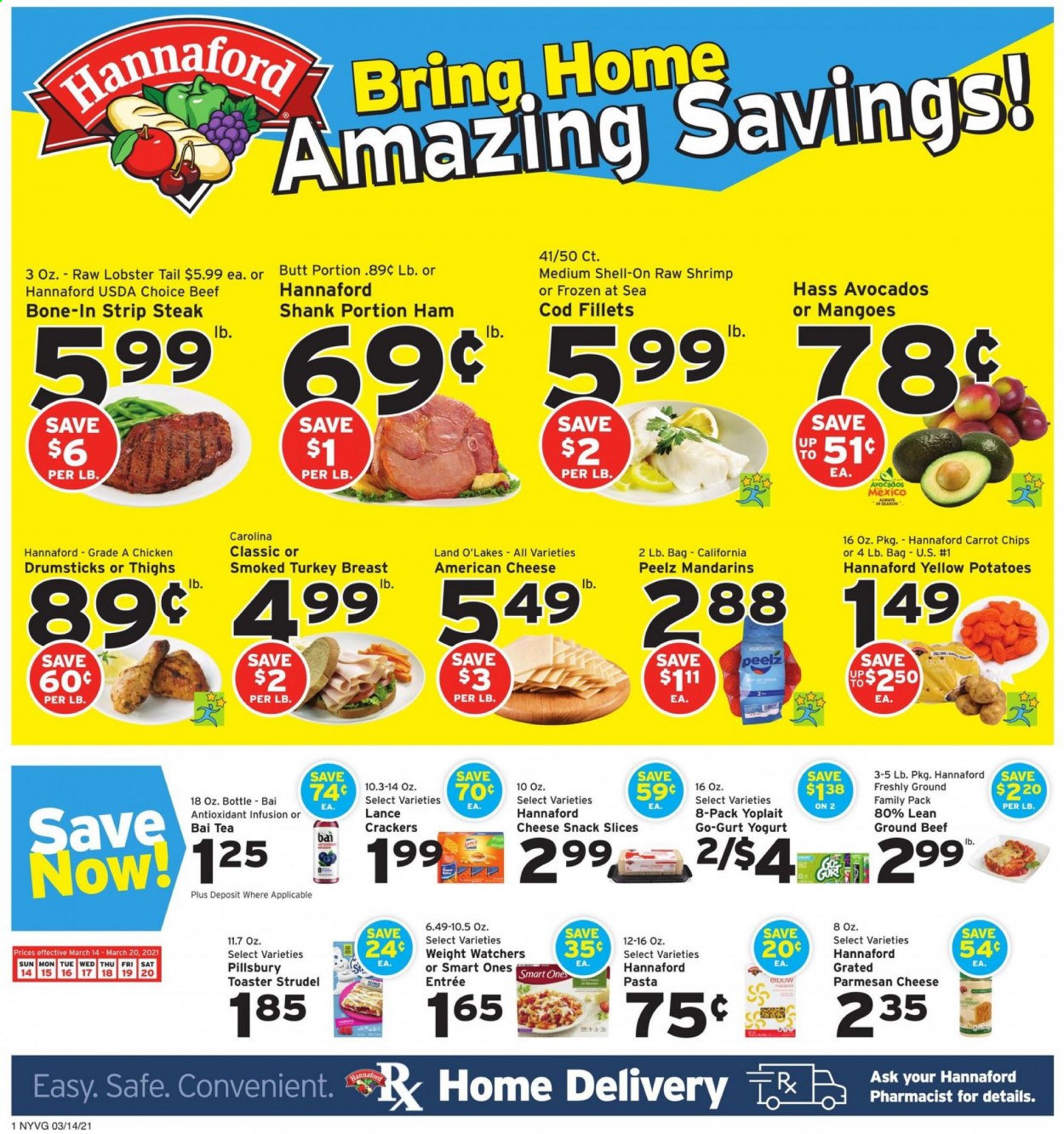 Hannaford ad - 03/14/2021 - 03/20/2021. Page 1