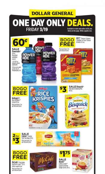 Dollar General Flyer - 03.19.2021 - 03.19.2021.