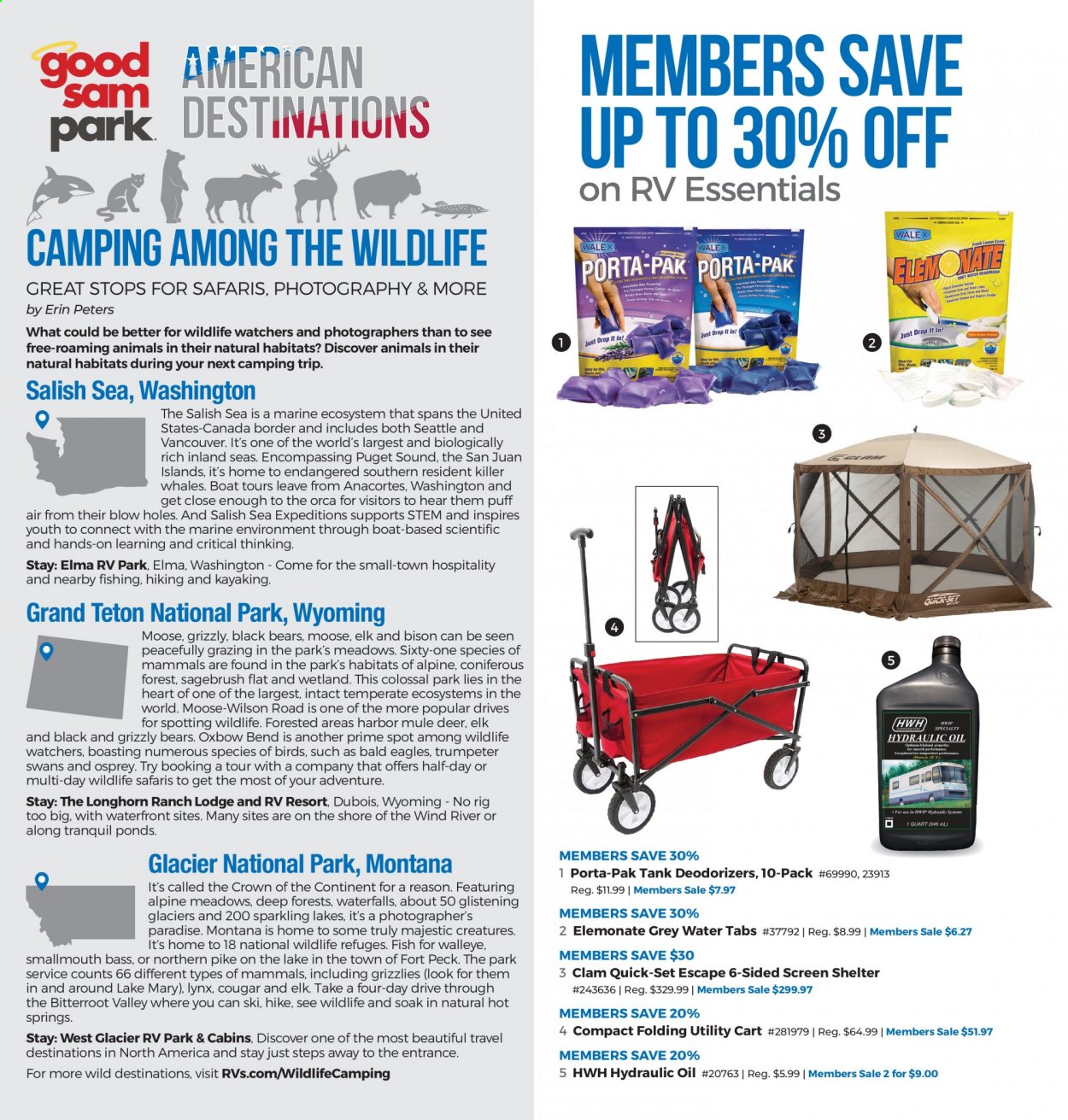 thumbnail - Camping World Flyer - Sales products - Wilson. Page 20.