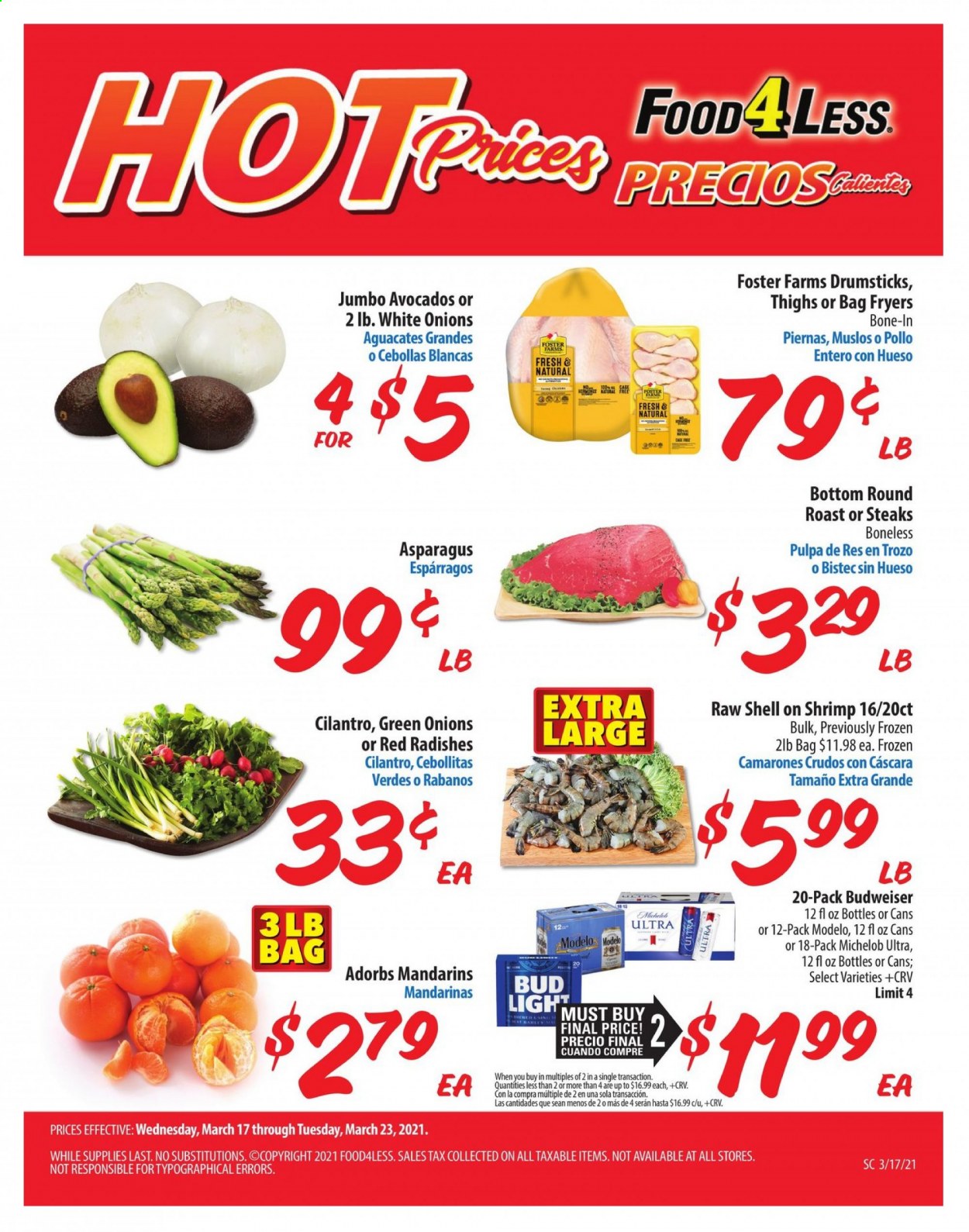 Food 4 Less ad - 03/17/2021 - 03/23/2021. Page 1