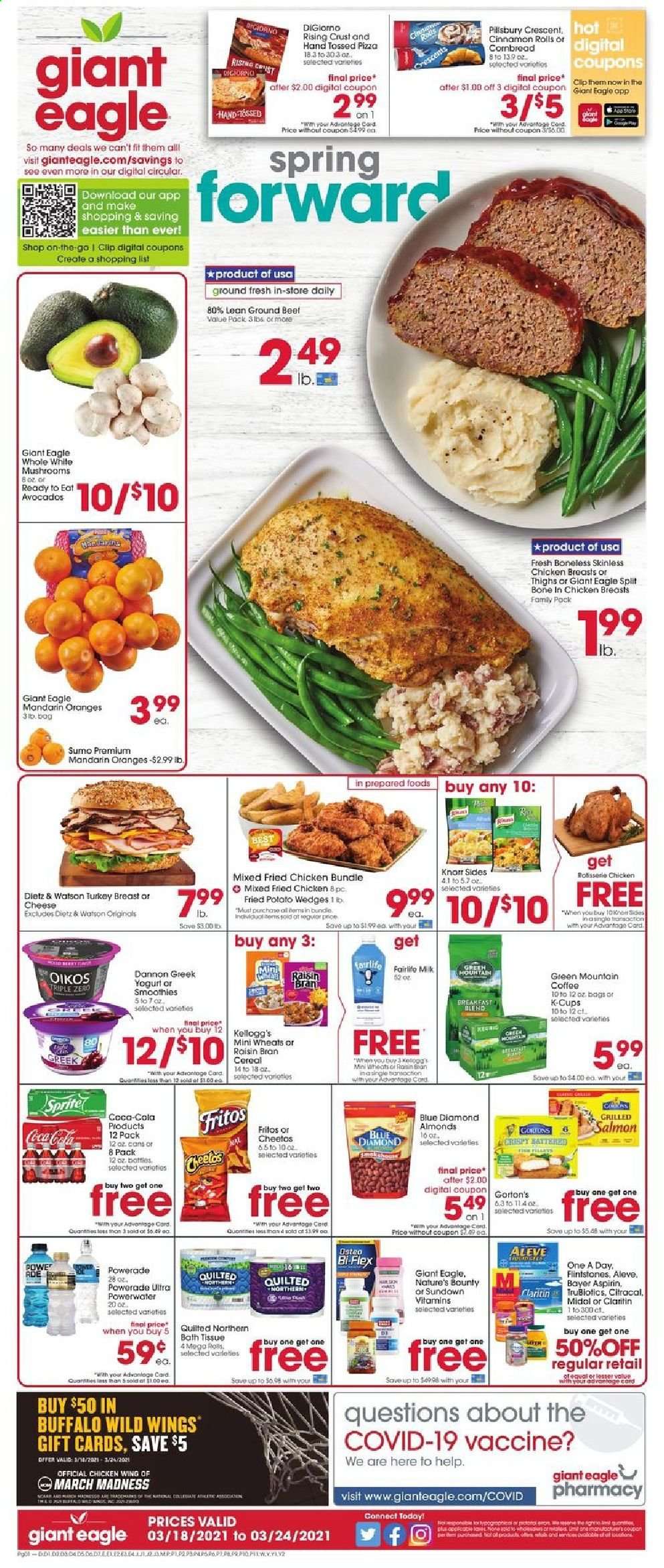 Giant Eagle ad - 03/18/2021 - 03/24/2021. Page 1