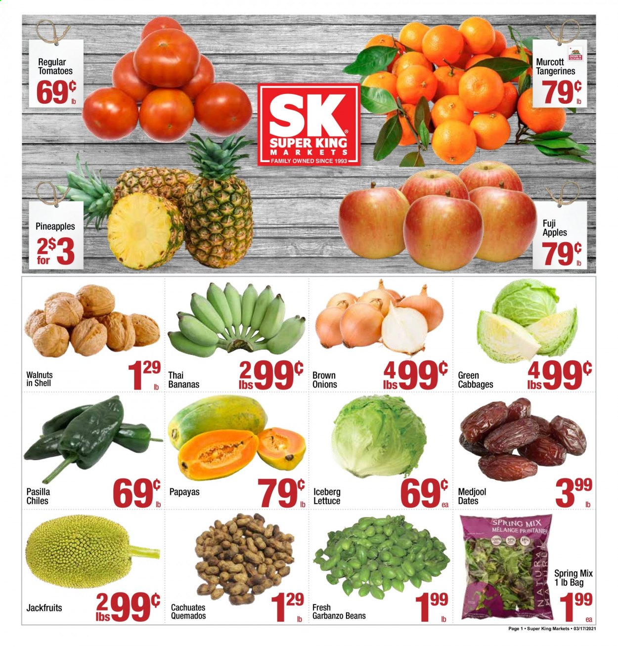 Super King Markets ad - 03/17/2021 - 03/23/2021. Page 1
