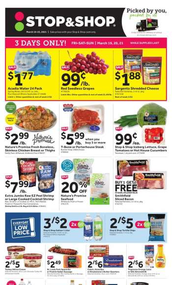 Stop & Shop Flyer - 03.19.2021 - 03.25.2021.