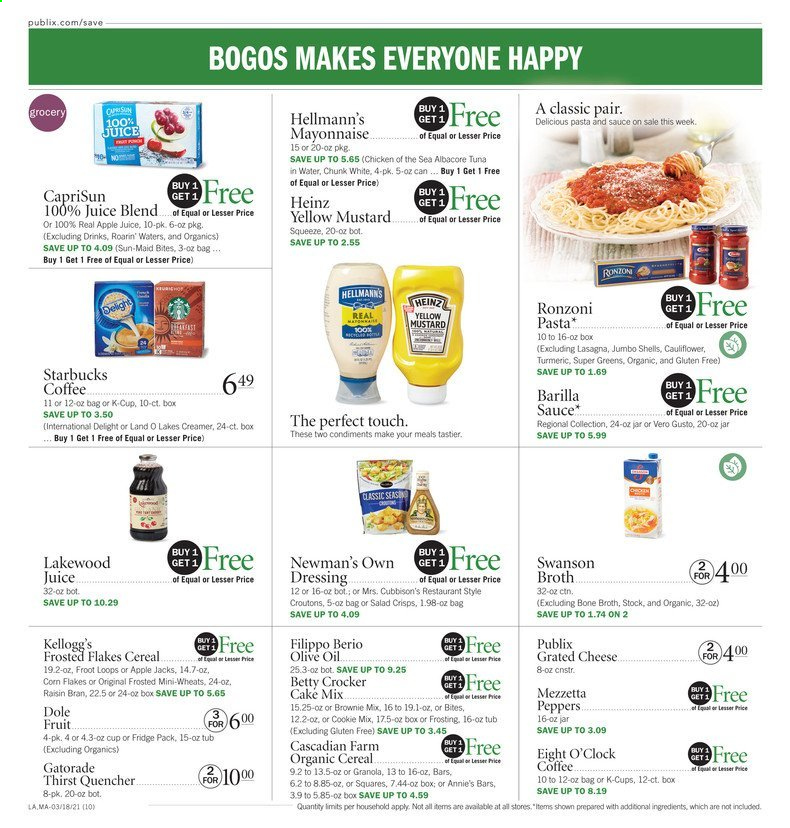 Publix ad - 03/18/2021 - 03/24/2021. Page 14