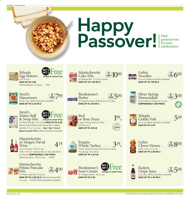 Publix ad - 03/18/2021 - 03/24/2021. Page 20