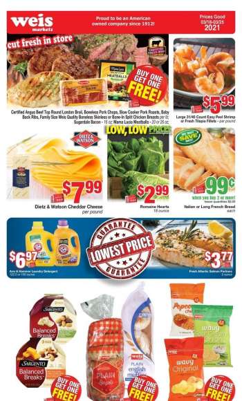 Weis Flyer - 03.18.2021 - 03.25.2021.