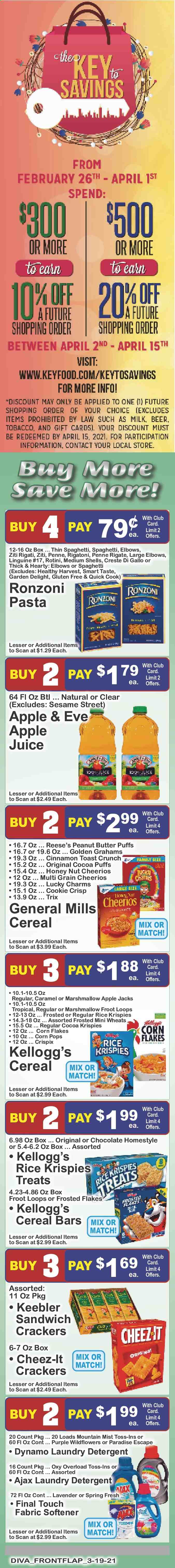 Key Food ad - 03/19/2021 - 03/25/2021. Page 7