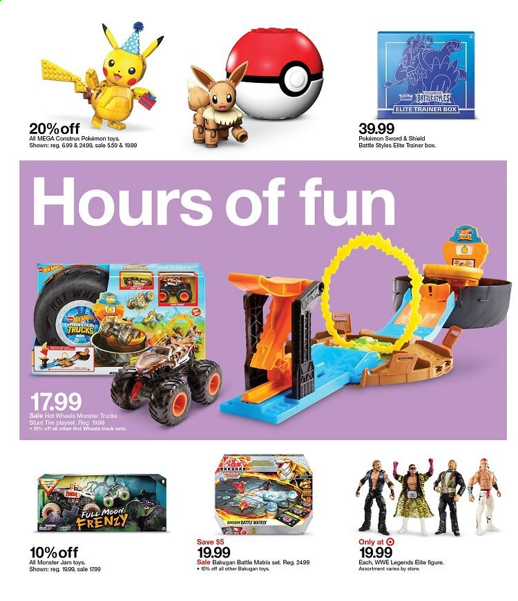 thumbnail - Target Flyer - 03/21/2021 - 03/27/2021 - Sales products - Monster, Pokémon, play set, toys, Hot Wheels. Page 8.