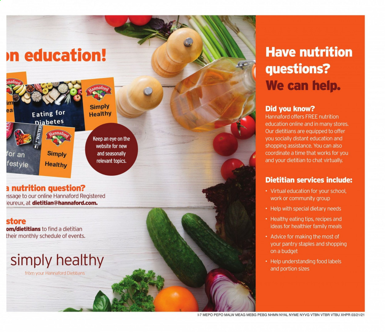 Hannaford ad - 03/21/2021 - 03/27/2021. Page 15