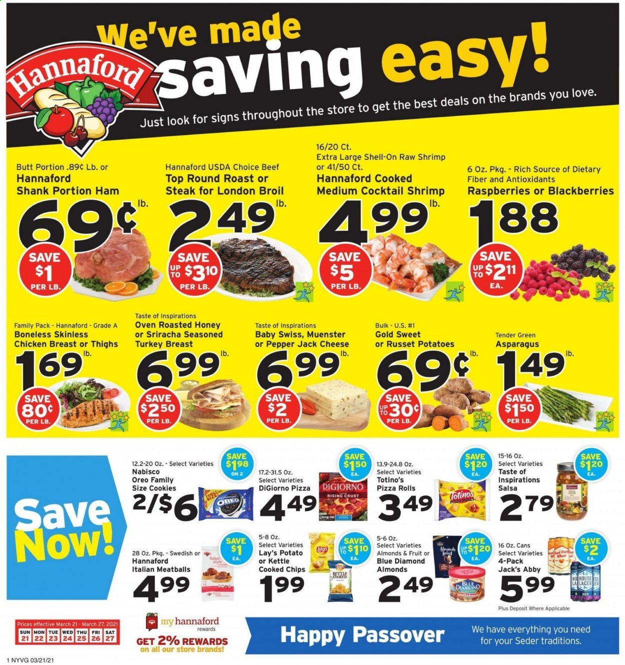 Hannaford ad - 03/21/2021 - 03/27/2021. Page 1