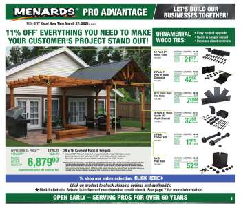 Menards Flyer - 03.18.2021 - 03.27.2021.