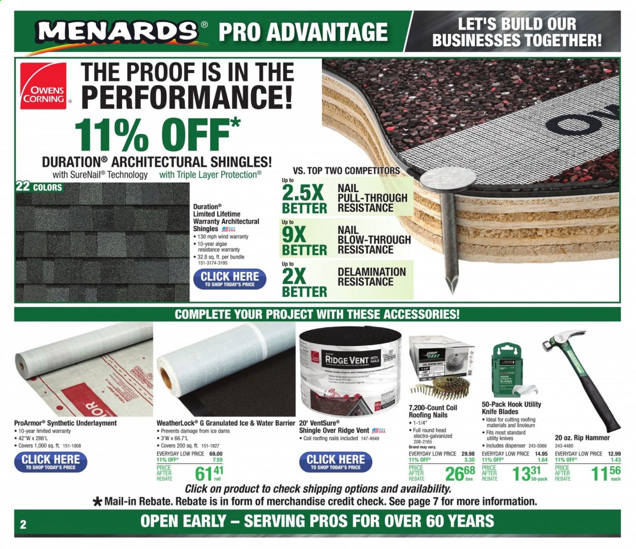 Menards ad - 03/18/2021 - 03/27/2021. Page 2