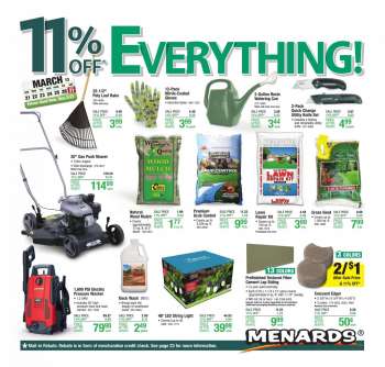 Menards Flyer - 03.18.2021 - 03.27.2021.