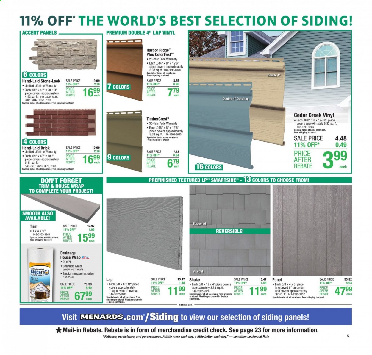 Menards ad - 03/18/2021 - 03/27/2021. Page 5
