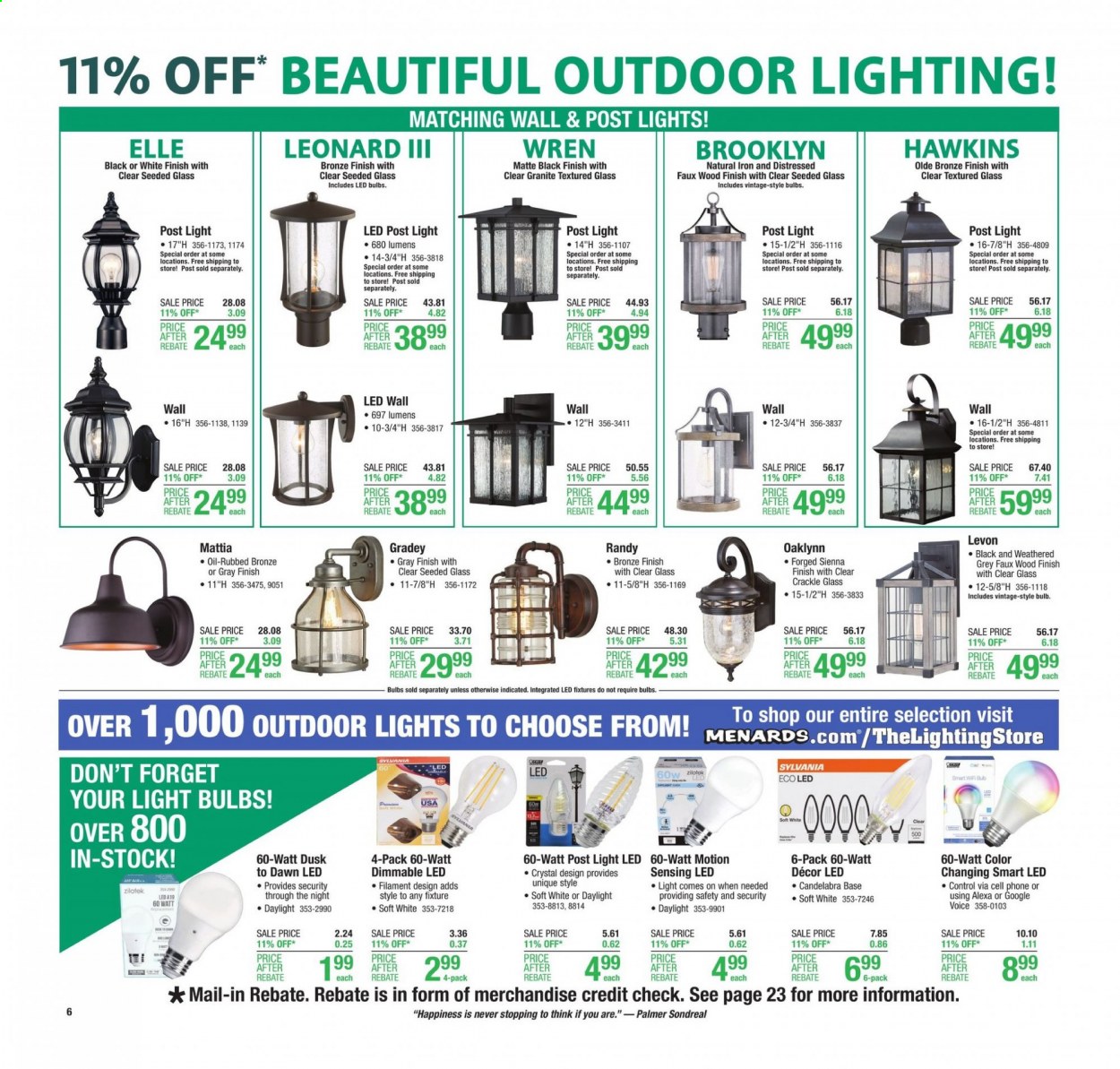 Menards ad - 03/18/2021 - 03/27/2021. Page 6