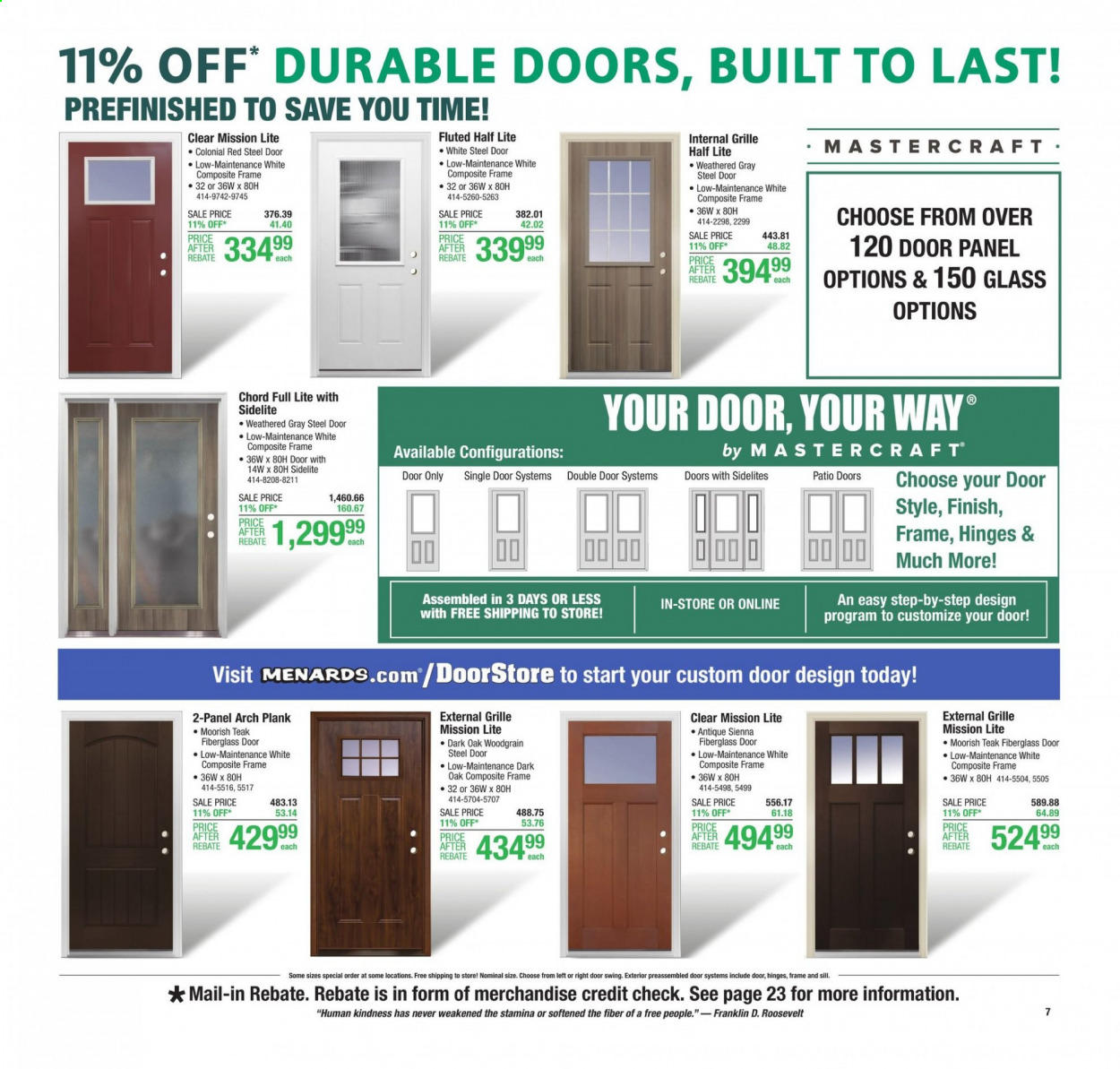 Menards ad - 03/18/2021 - 03/27/2021. Page 7