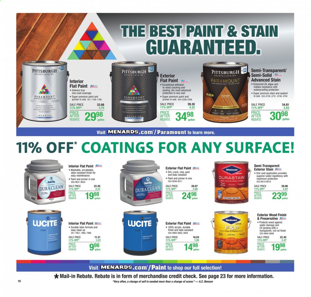 Menards ad - 03/18/2021 - 03/27/2021. Page 10