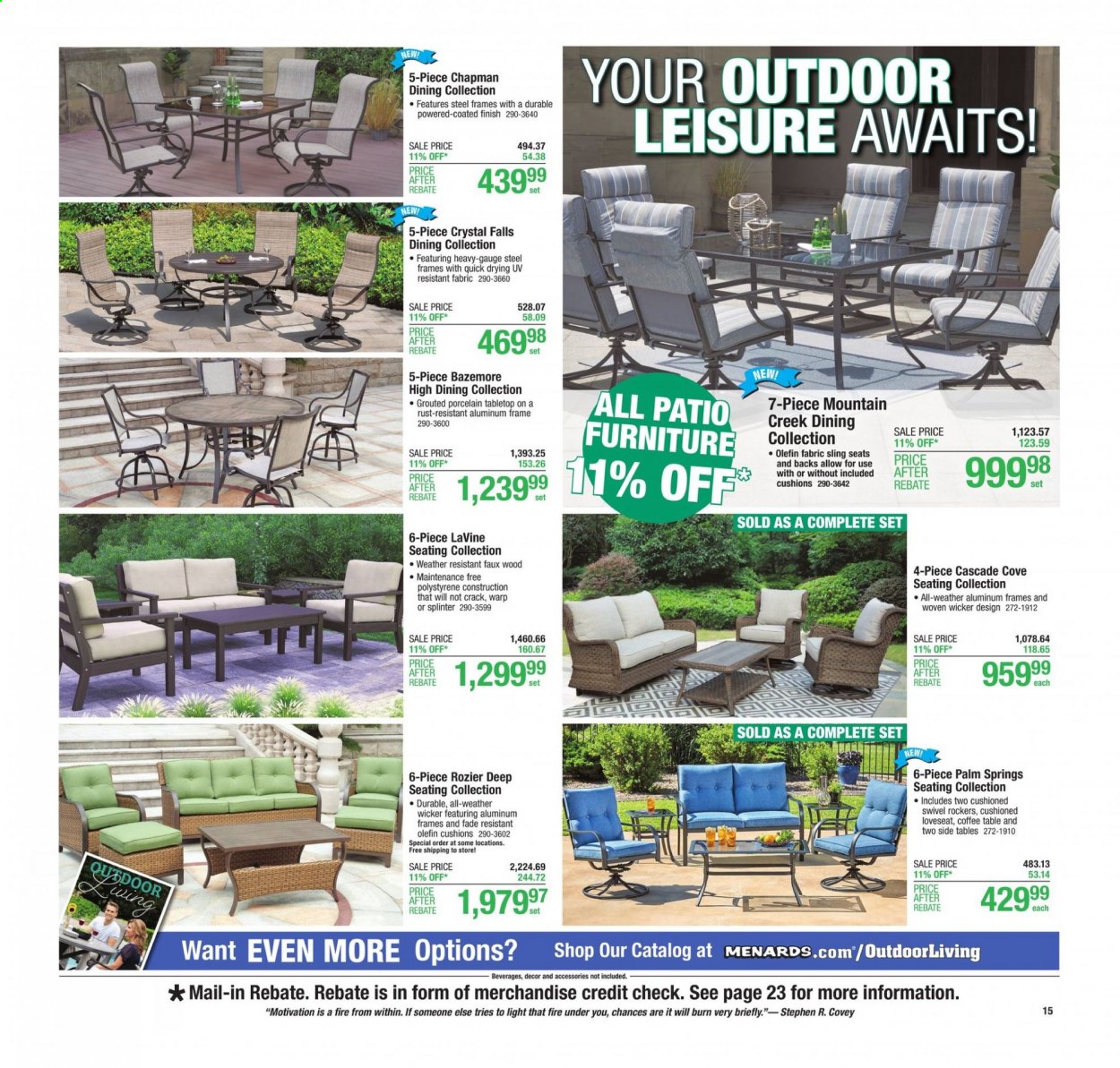 Menards ad - 03/18/2021 - 03/27/2021. Page 15