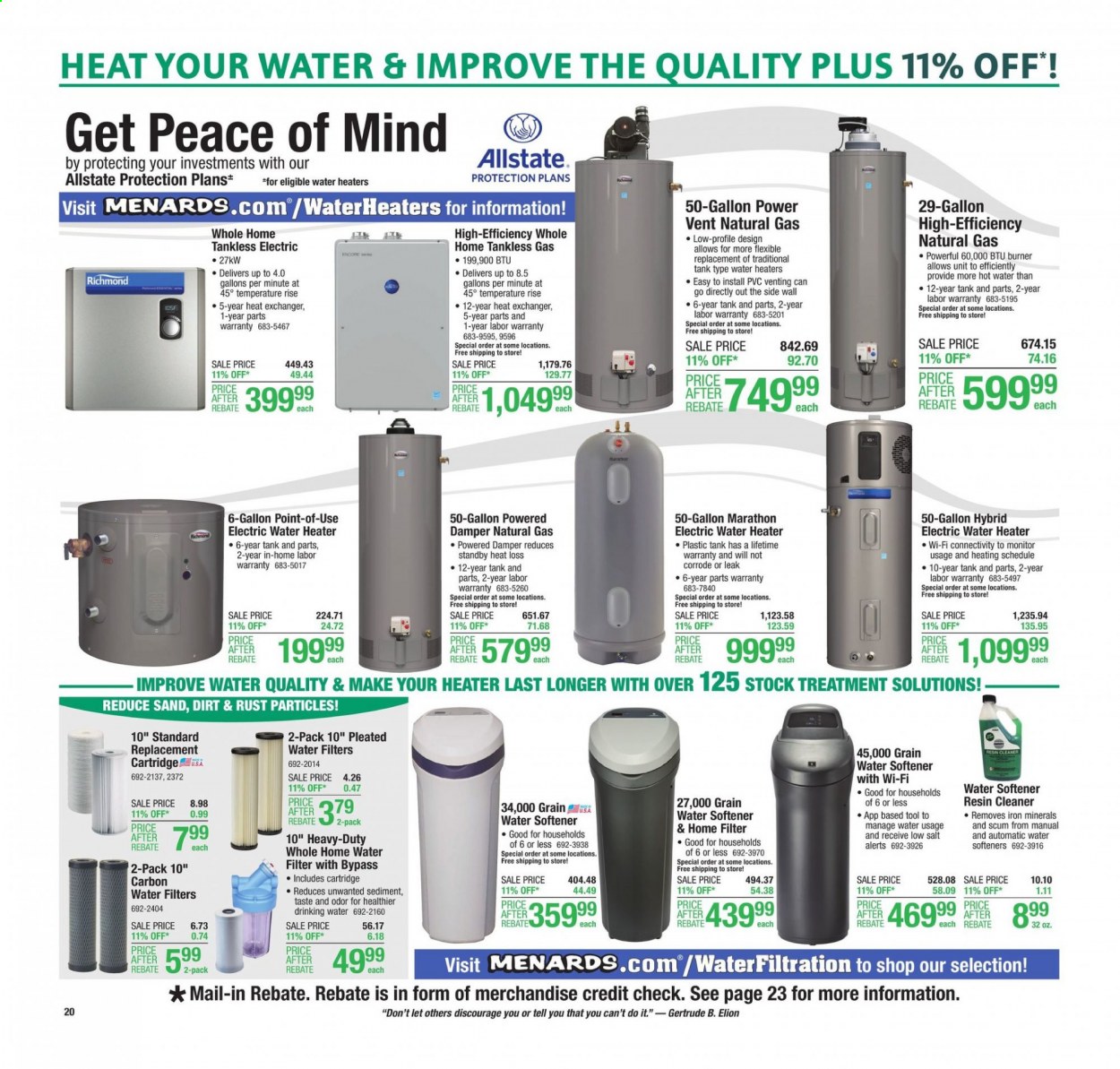 Menards ad - 03/18/2021 - 03/27/2021. Page 20