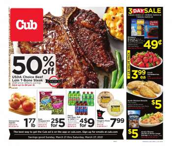 Cub Foods Flyer - 03.21.2021 - 03.27.2021.