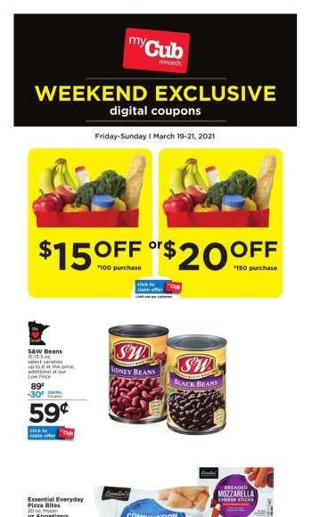 Cub Foods Flyer - 03.19.2021 - 03.21.2021.