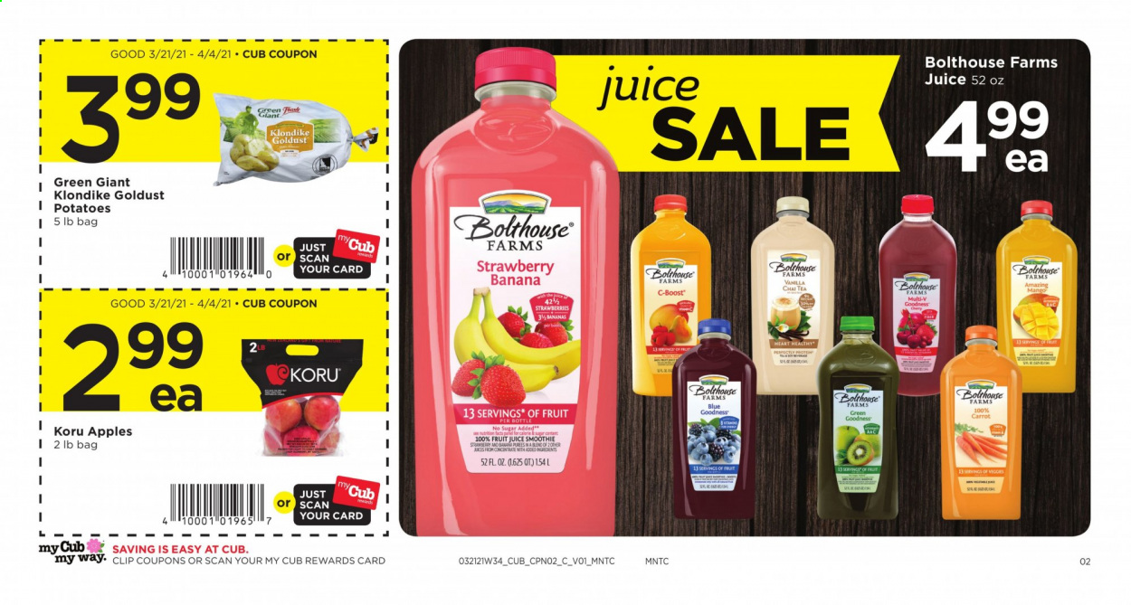 Cub Foods ad - 03/21/2021 - 04/03/2021. Page 2