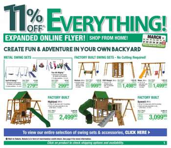 Menards Flyer - 03.18.2021 - 03.27.2021.