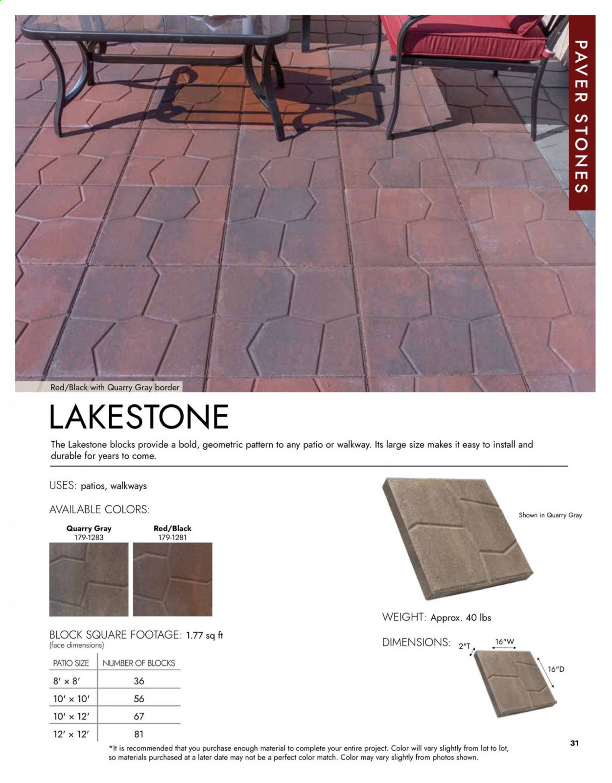 Menards ad - 03/15/2021 - 12/31/2021. Page 31