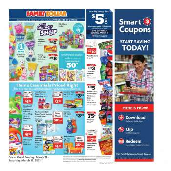Family Dollar Flyer - 03.21.2021 - 03.27.2021.