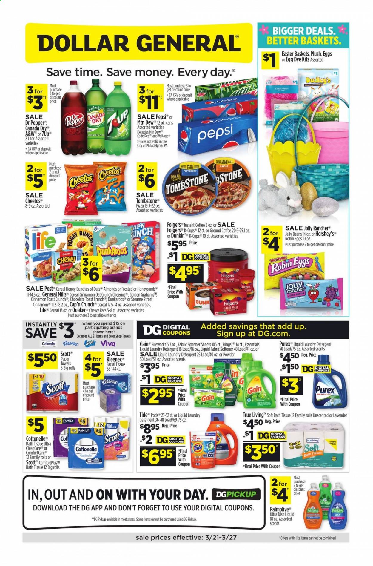 Dollar General ad - 03/21/2021 - 03/27/2021. Page 1