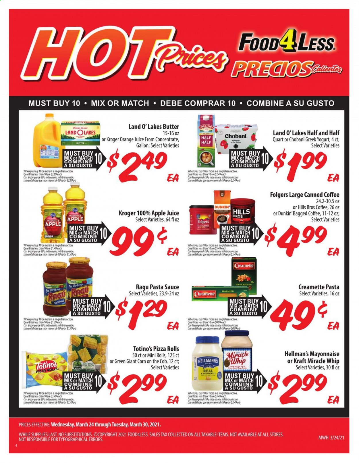 Food 4 Less ad - 03/24/2021 - 03/30/2021. Page 1