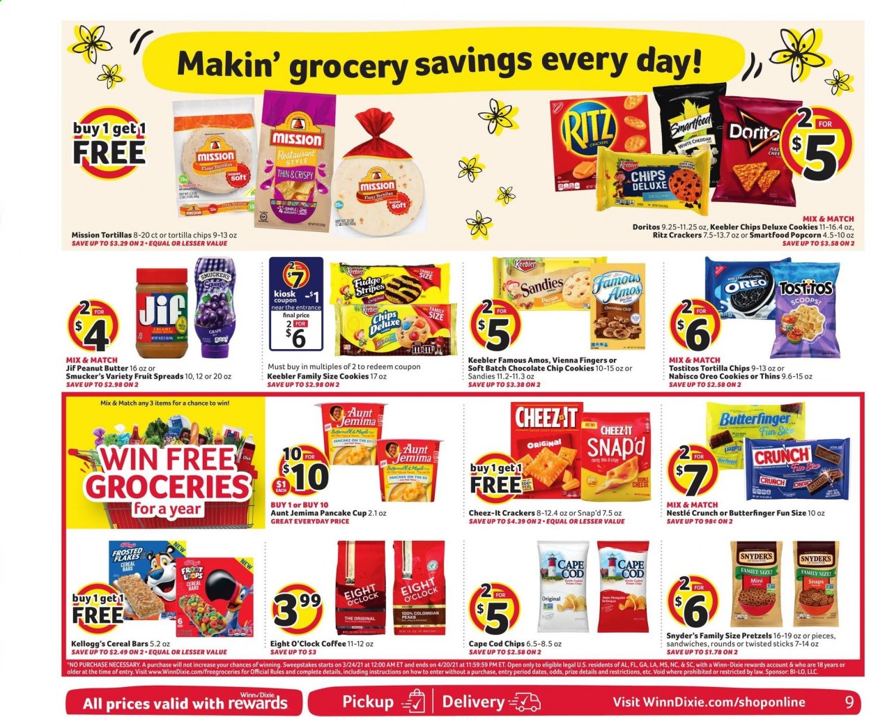 Winn Dixie ad - 03/24/2021 - 03/30/2021. Page 9