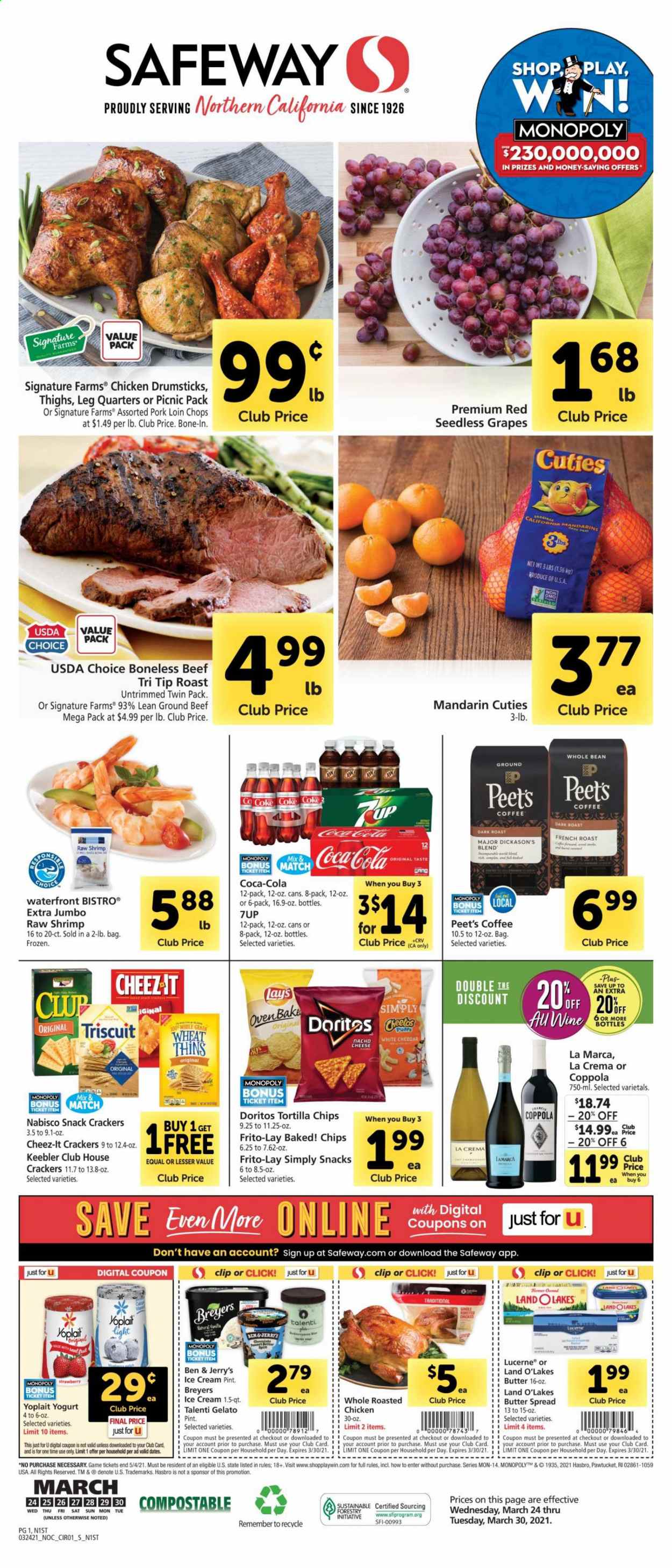 Safeway ad - 03/24/2021 - 03/30/2021. Page 1