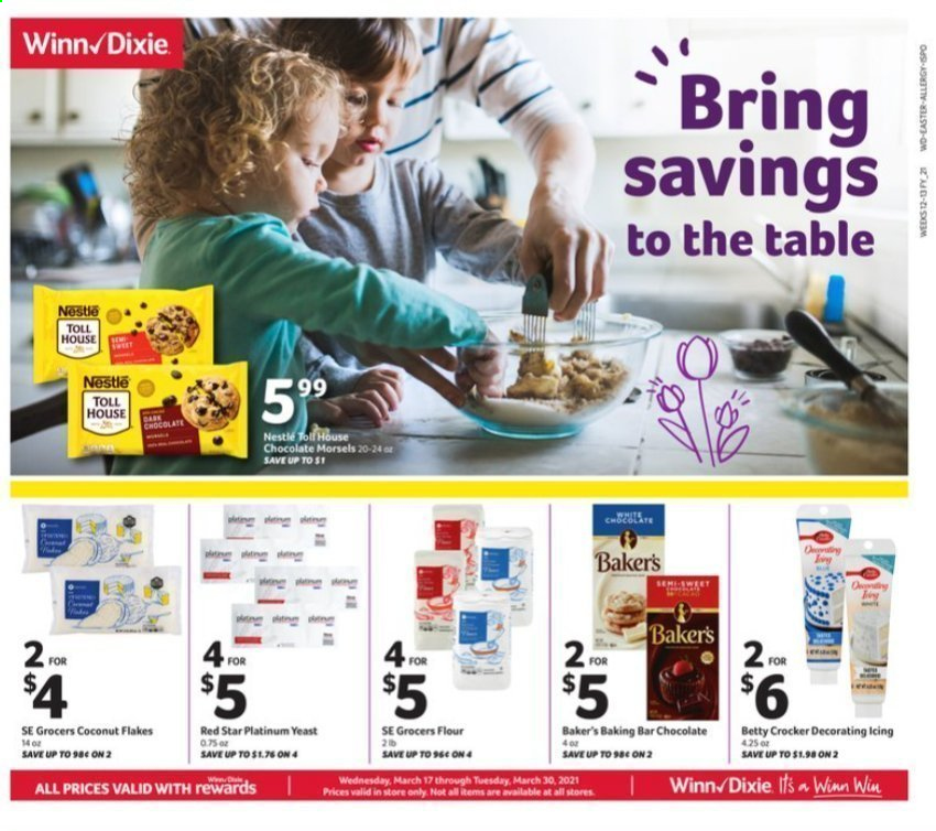 Winn Dixie ad - 03/17/2021 - 03/30/2021. Page 1