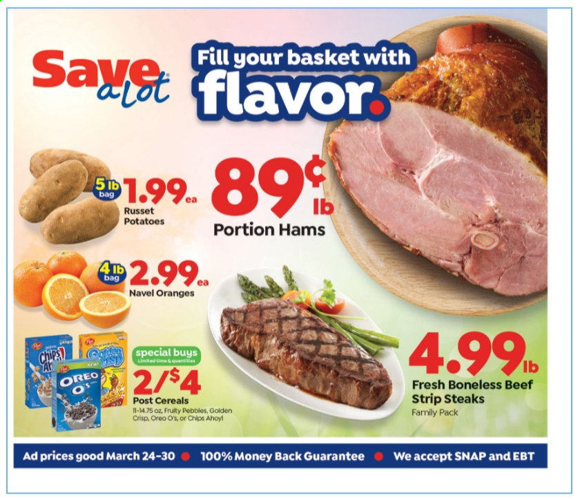 Save a Lot ad - 03/24/2021 - 03/30/2021. Page 1