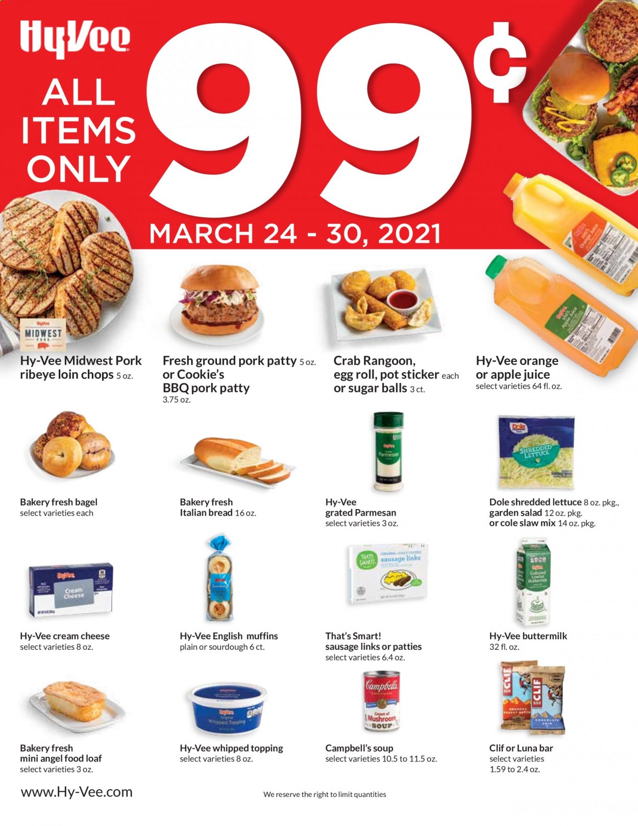 Hy-Vee ad - 03/24/2021 - 03/30/2021. Page 1