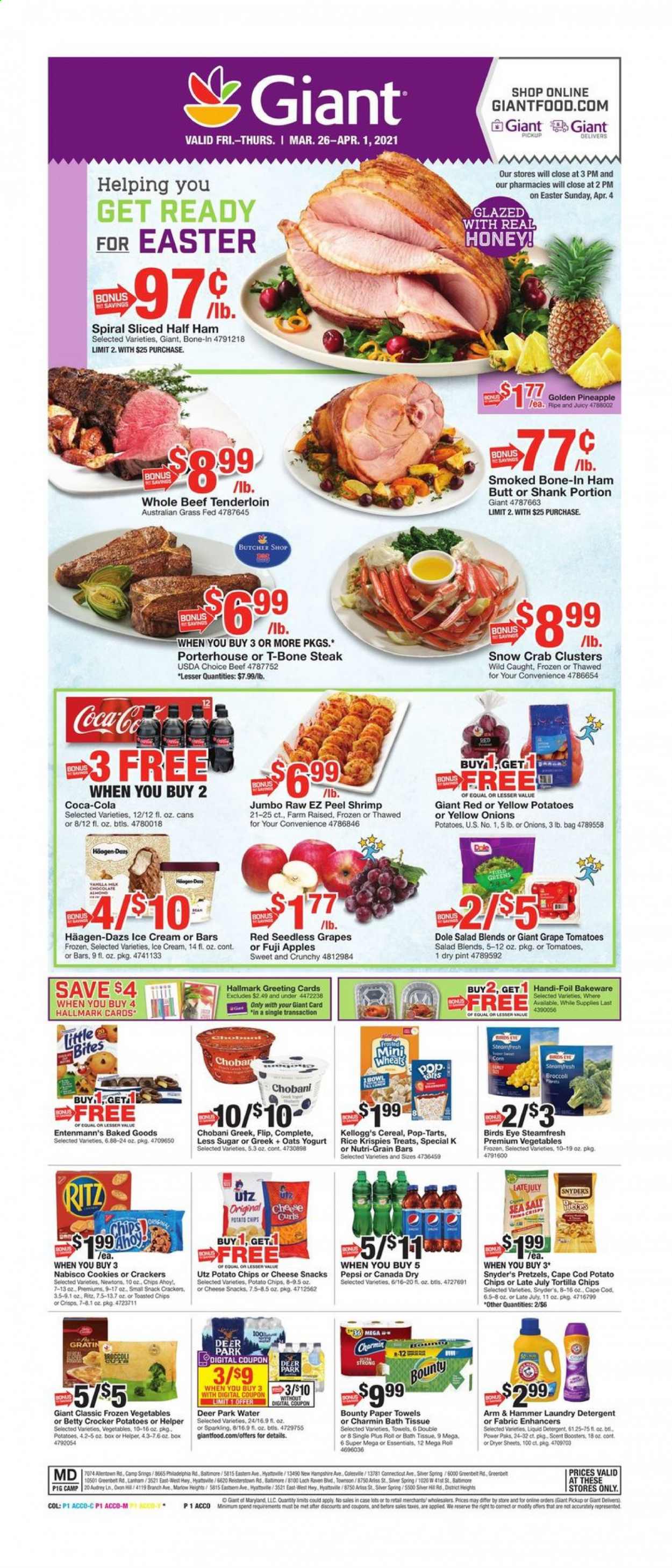 Giant Food ad - 03/26/2021 - 04/01/2021. Page 1