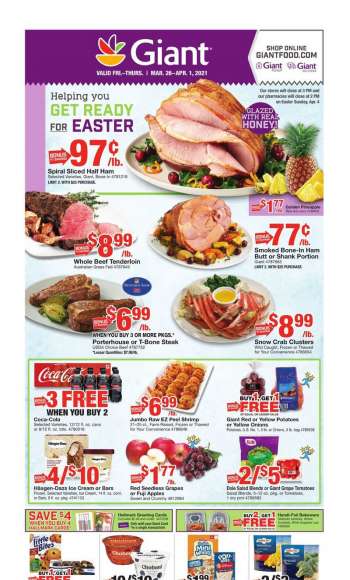 Giant Food Flyer - 03.26.2021 - 04.01.2021.