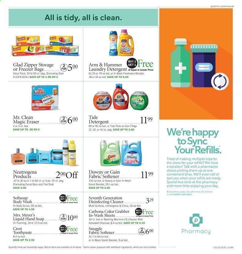 Publix ad - 03/25/2021 - 04/03/2021. Page 19