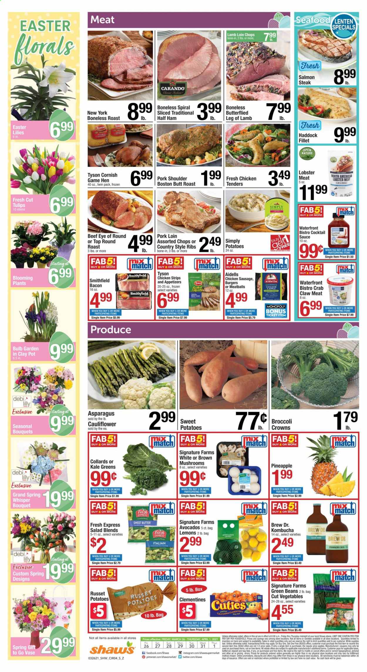 Shaw’s ad - 03/26/2021 - 04/01/2021. Page 4