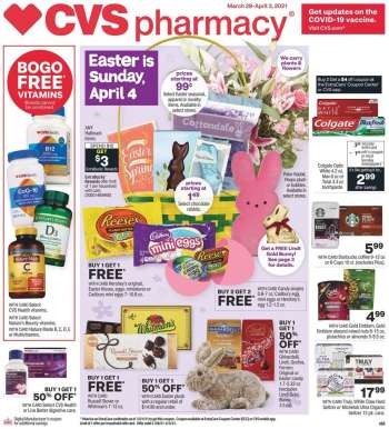 CVS Pharmacy Flyer - 03.28.2021 - 04.03.2021.