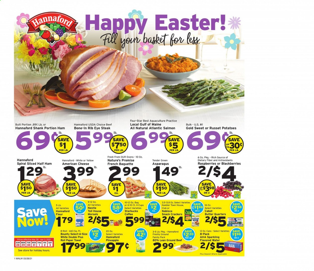 Hannaford ad - 03/28/2021 - 04/03/2021. Page 1