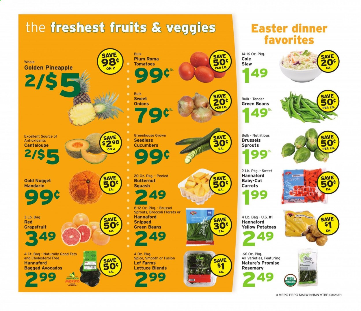 Hannaford ad - 03/28/2021 - 04/03/2021. Page 3