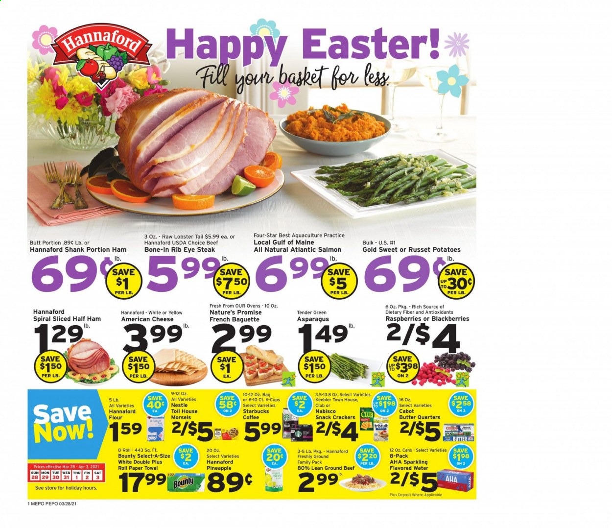 Hannaford ad - 03/28/2021 - 04/03/2021. Page 1