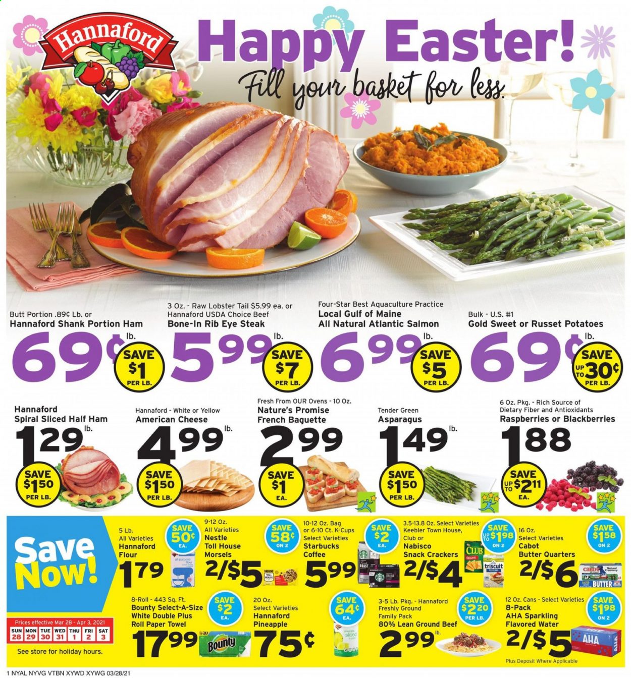 Hannaford ad - 03/28/2021 - 04/03/2021. Page 1
