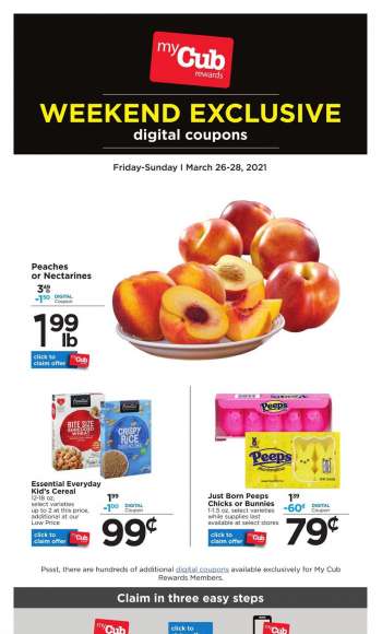 Cub Foods Flyer - 03.26.2021 - 03.28.2021.
