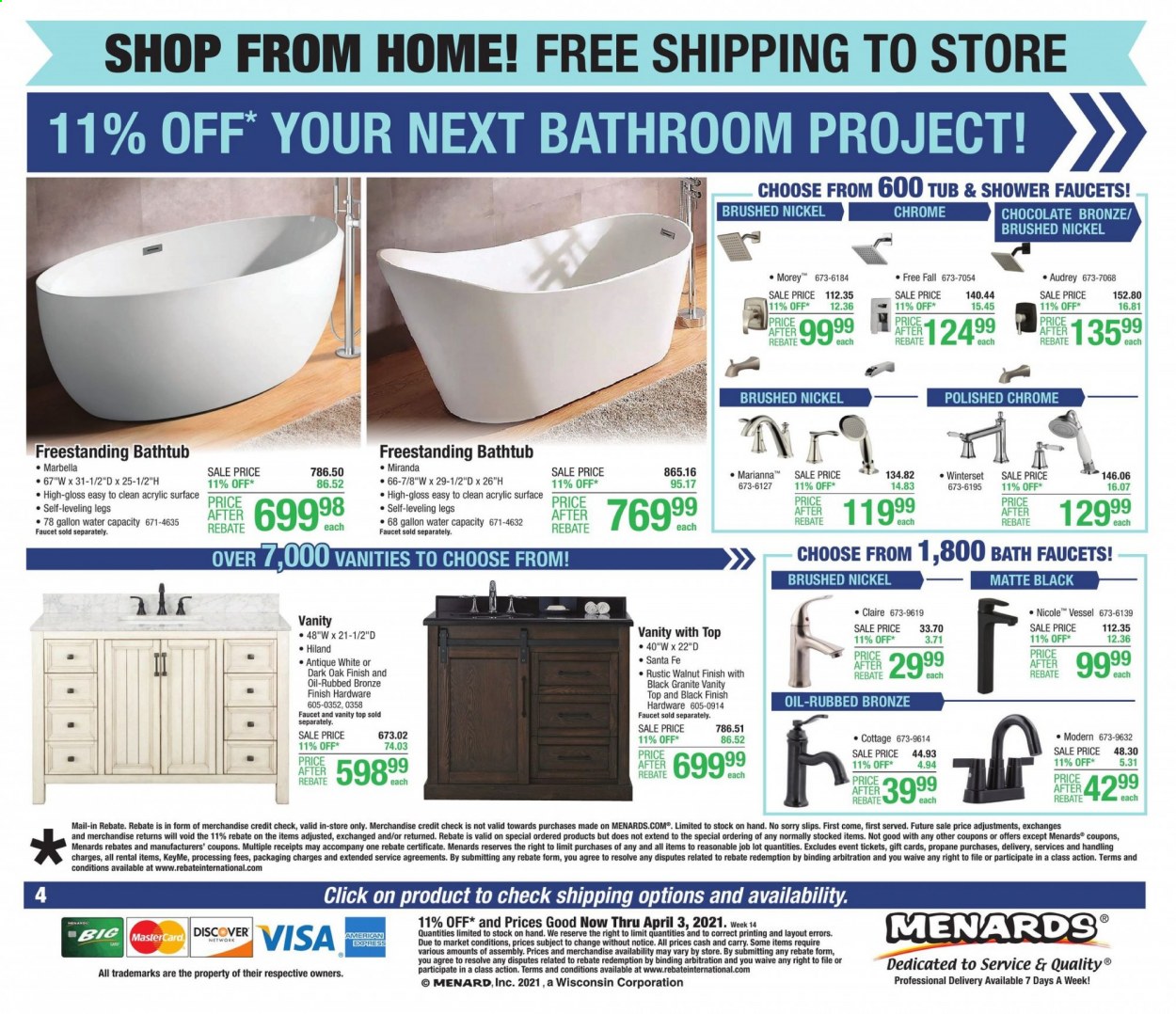 Menards ad - 03/28/2021 - 04/03/2021. Page 4
